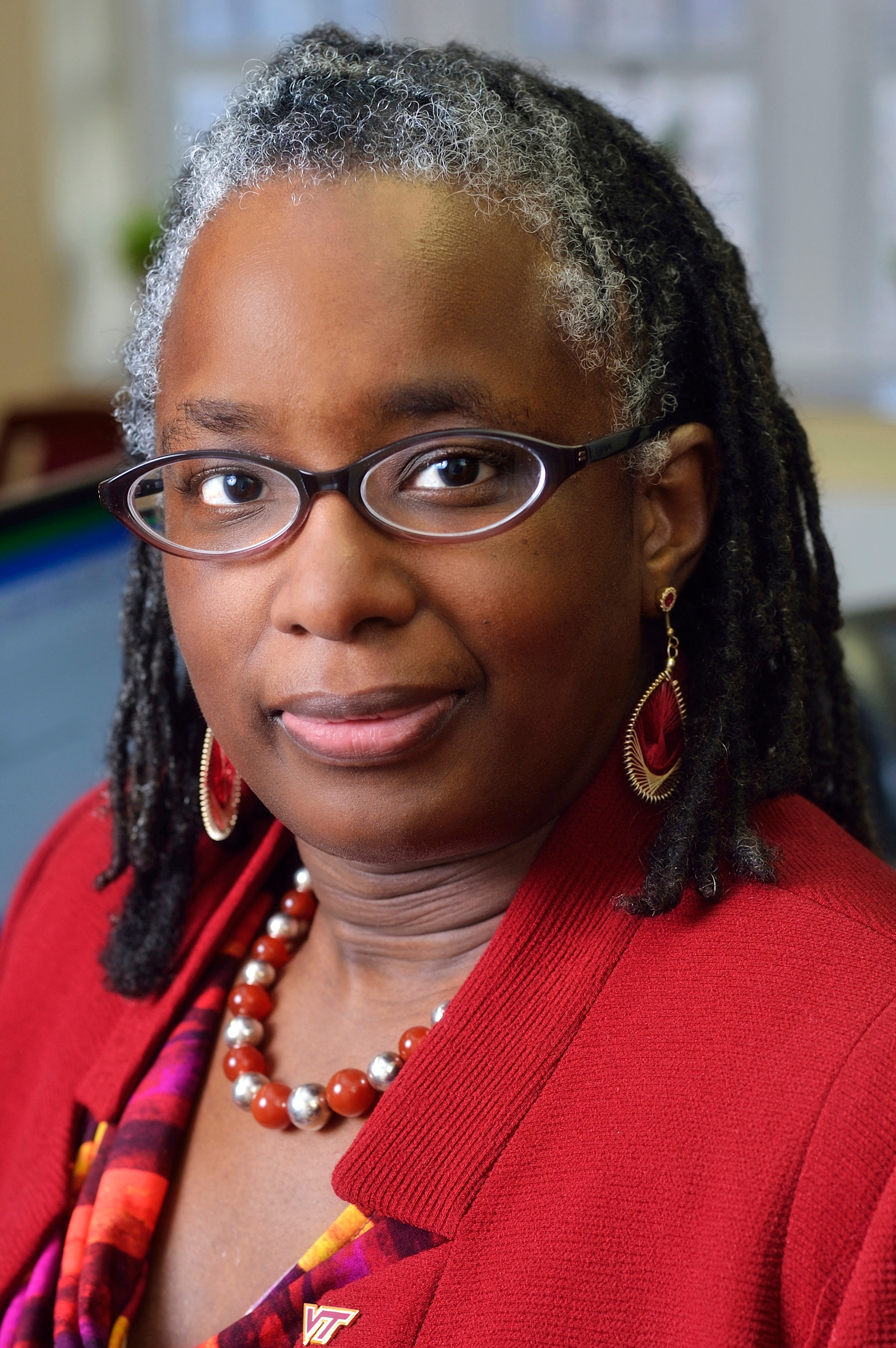 Vice President for Strategic Affairs and Vice Provost for Inclusion and Diversity Menah Pratt Clarke in her office