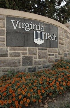 Virginia Tech Sign Photo 2